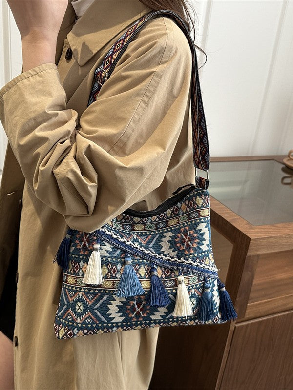 Minimalist Bohemian Fringe Shoulder Bag