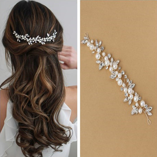 Bridal Pearl Hairband Elegant Wedding Accessory