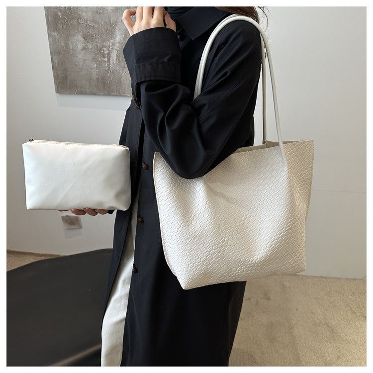 Fashionable Two-Piece Shoulder Bag Set Stylish Tote Bag for Women