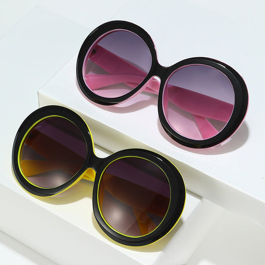 Trendy Round Frame Sunglasses for Women