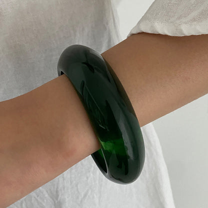 French Retro Enamel Gradient Round Bracelet
