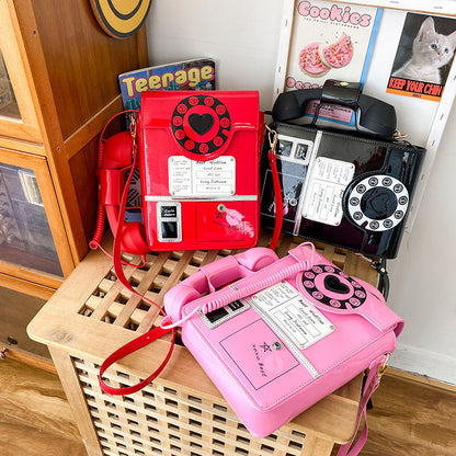 Creative Cartoon Crossbody Bag Simulated Phone Design