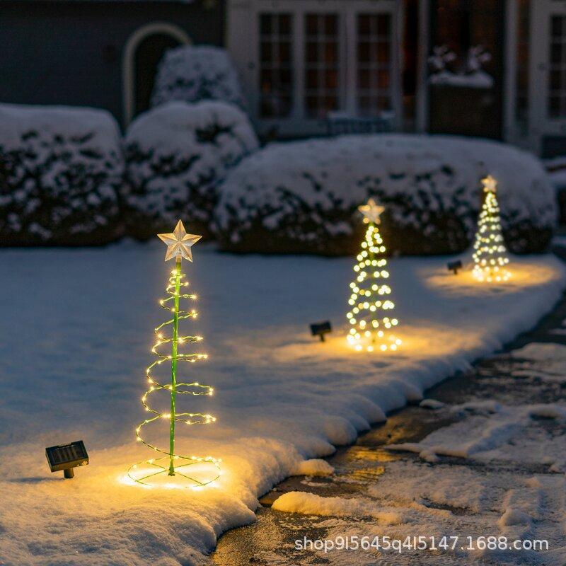 Solar Christmas Tree Outdoor Courtyard Led Lights