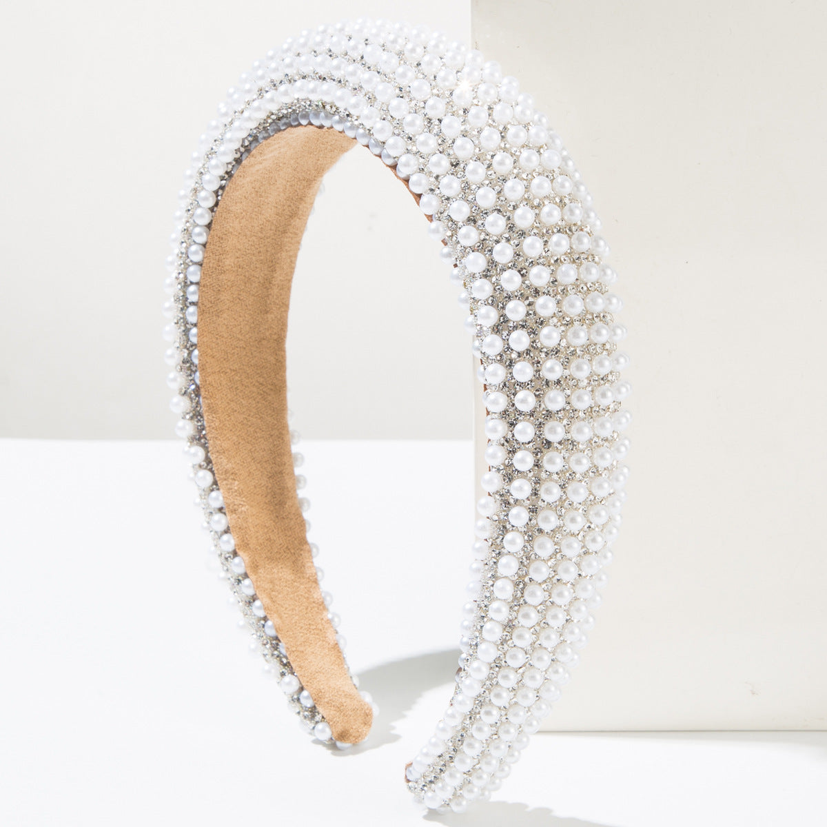 Sparkling Rhinestone Foam Headband for Women Glittering Party Accessory