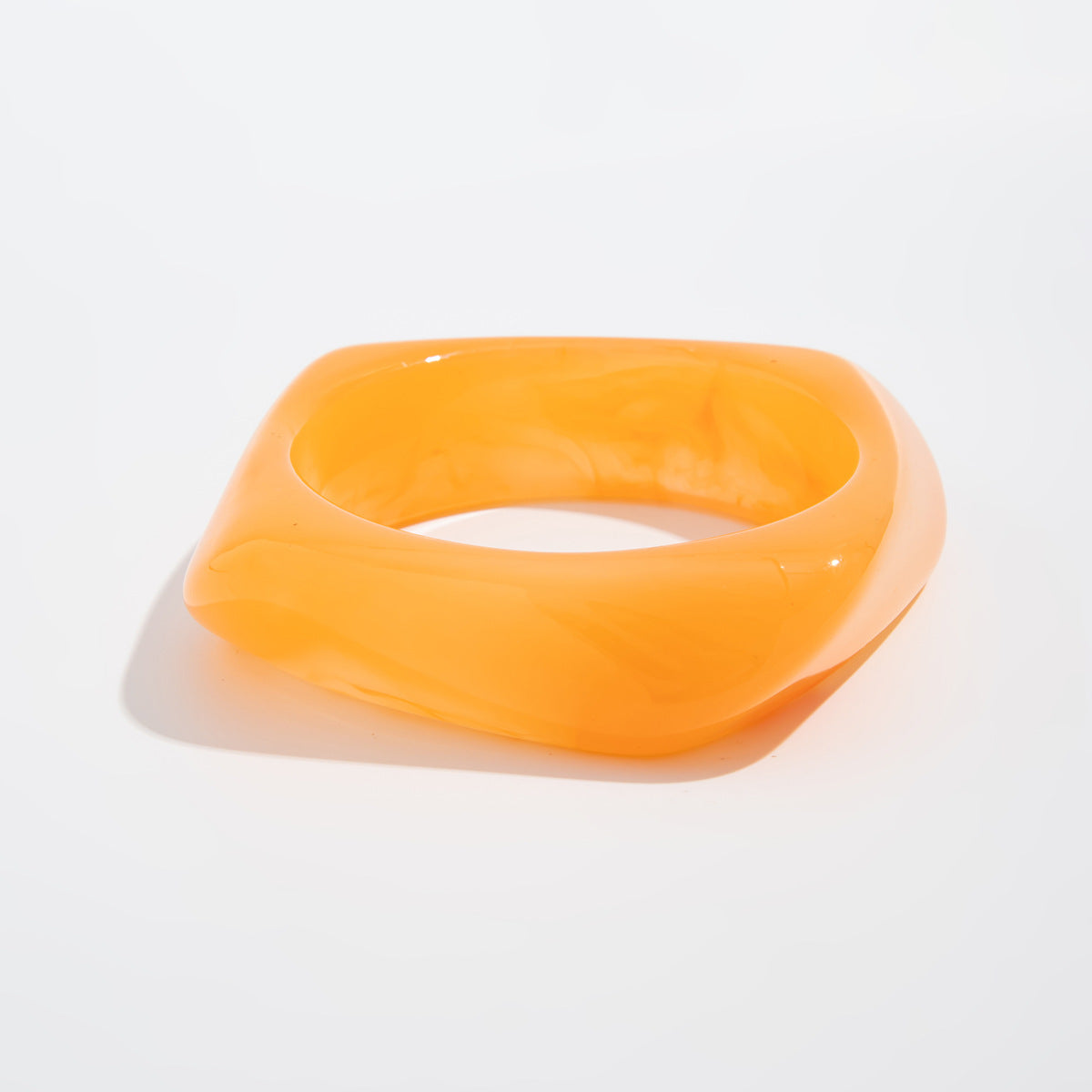 Geometric Acrylic Bangle Bracelet Trendy Ins Style For Women