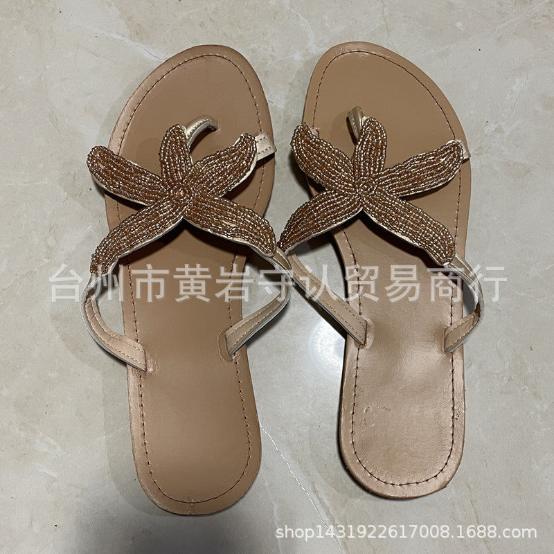 Summer Flat-Bottomed Casual Women'S Outdoor Slippers