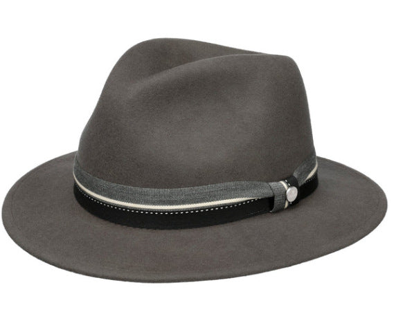 Classic Wool Fedora Hat Stylish Autumn/Winter Hat