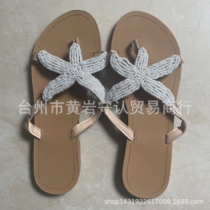 Summer Flat-Bottomed Casual Women'S Outdoor Slippers