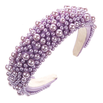 Baroque Pearl Headband Handmade Cute Hair Accessory