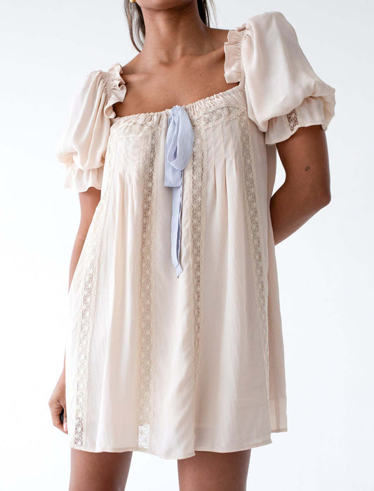 Sexy Solid Color Lace Mini Dress