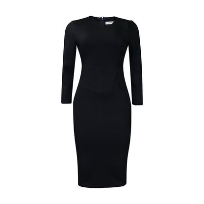 Elegant Pencil Skirt Dress Polyester Casual Wear