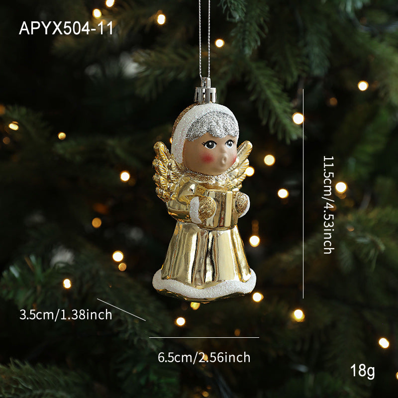 Sparkly Cartoon Charm Christmas Hanging Ornament