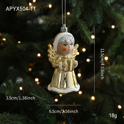 Sparkly Cartoon Charm Christmas Hanging Ornament