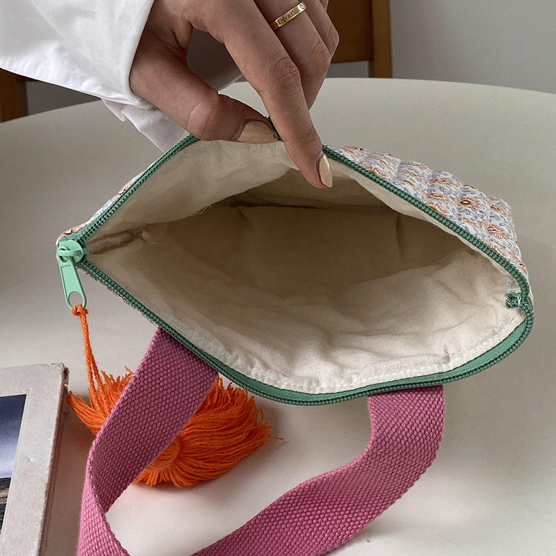 Multi-Functional Quilted File Bag Storage Pouch