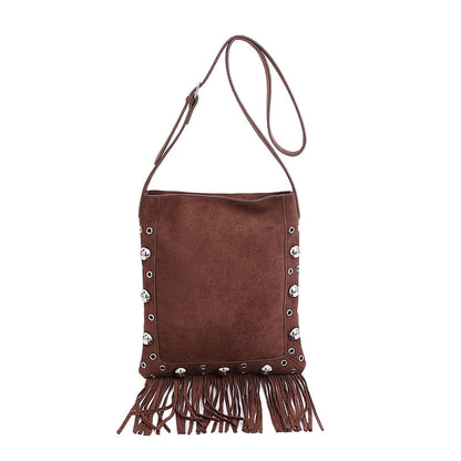 Bohemian Fringe Phone Bag Stylish Crossbody Purse