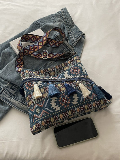 Minimalist Bohemian Fringe Shoulder Bag