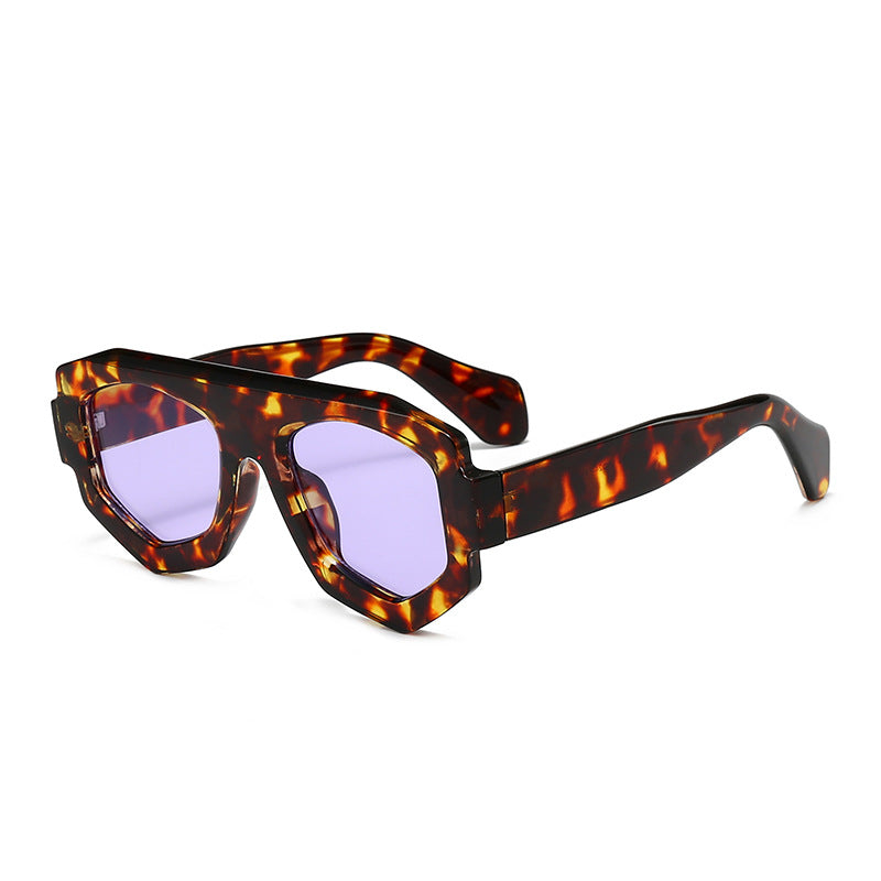 Geometric Cat Eye Sunglasses Trendy UV400 Protection