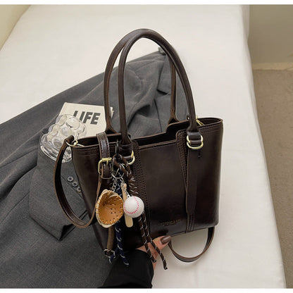 Trendy Retro Bucket Bag for Women