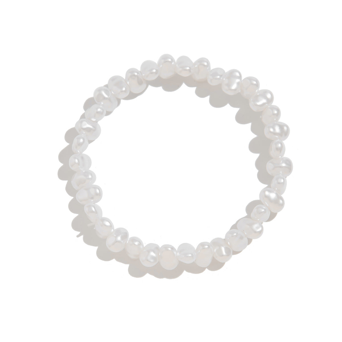 Fashionable Irregular Pleated Alloy Bracelet Set