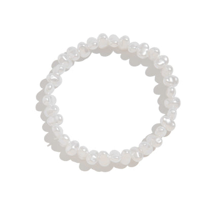 Fashionable Irregular Pleated Alloy Bracelet Set