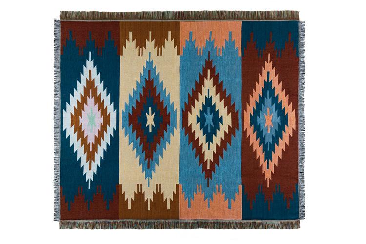 National Style Woven Casual Blanket Fabric Blanket Cover Blanket