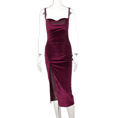 Elegant Sexy Slim-Fit Spaghetti Strap Dress