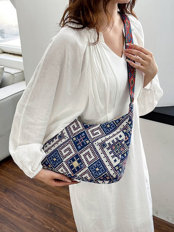 Canvas Tote Bag For Women Trendy Casual Multi-Purpose Crossbody Bag