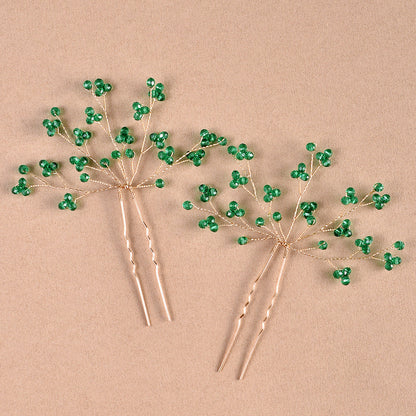 Starry Pearl Hair Clips Set of 2