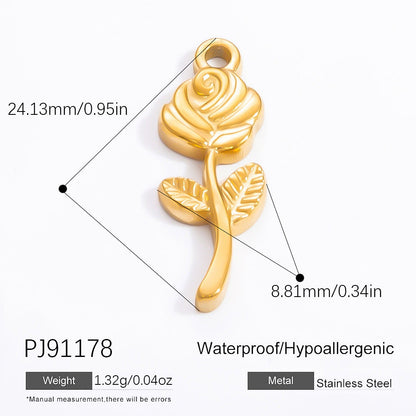 Butterfly Pendant Necklace Elegant Stainless Steel