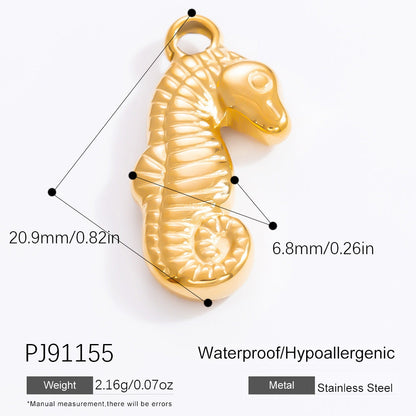 Fashionable DIY Jewelry Pendant Necklace Stainless Steel 18K Gold Plated