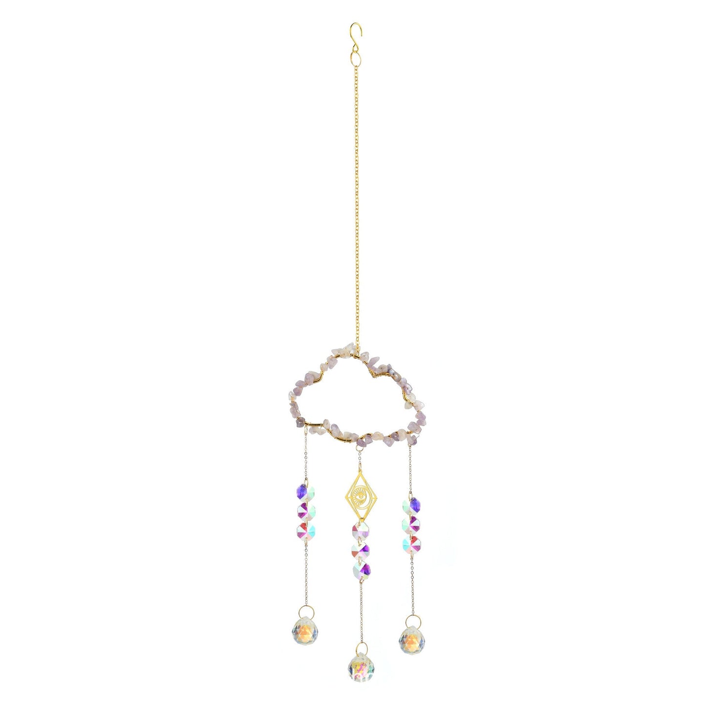 Cloud Stone Cross Crystal Home Hangings