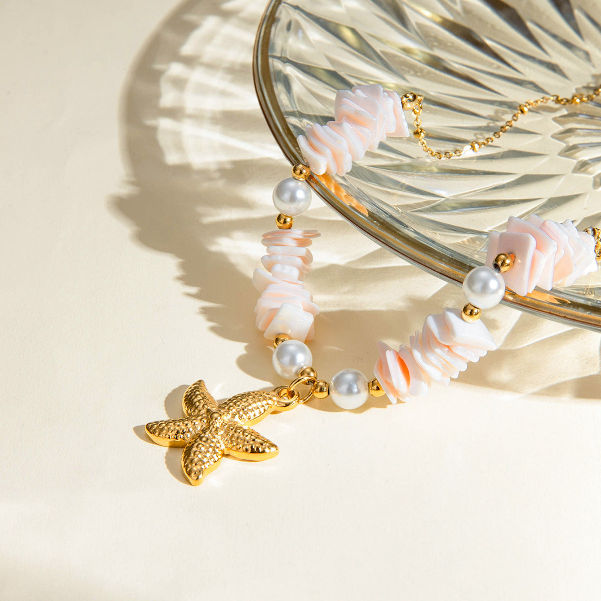 Pearl Shell Pendant Cute Necklace