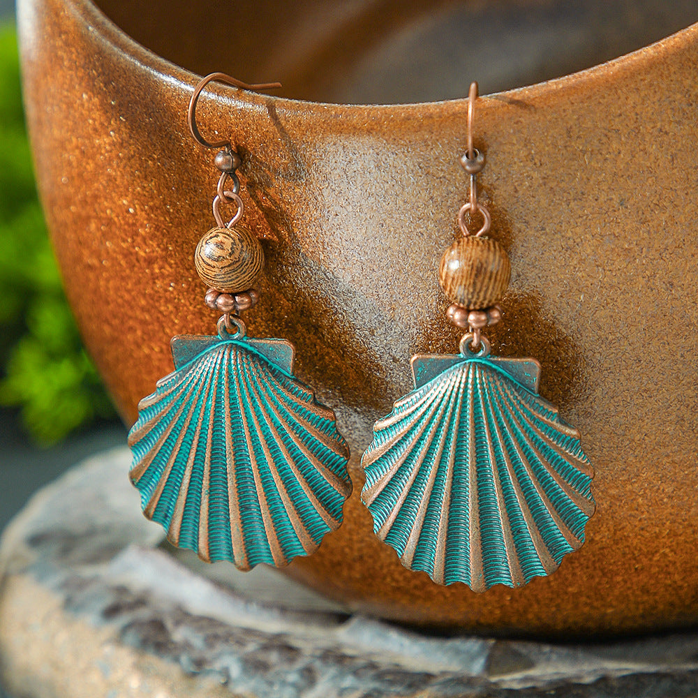 Ethnic Style Alloy Water Drop Earrings for Women