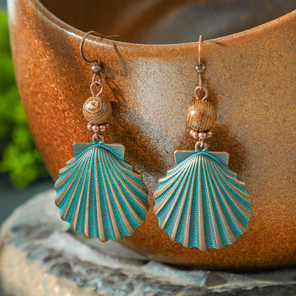 Ethnic Style Alloy Water Drop Earrings for Women