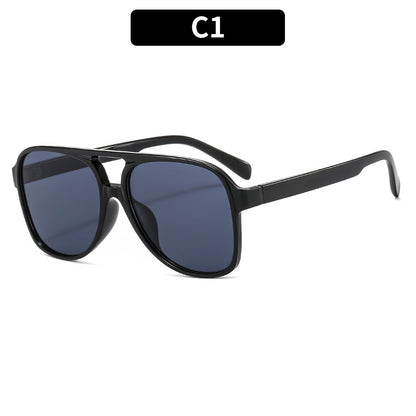 Trendy Retro Square Sunglasses with UV400 Protection