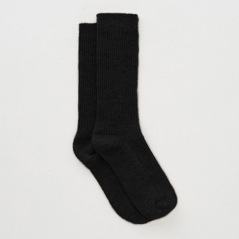 Mid-Calf Wool Socks Soft Comfortable Antibacterial