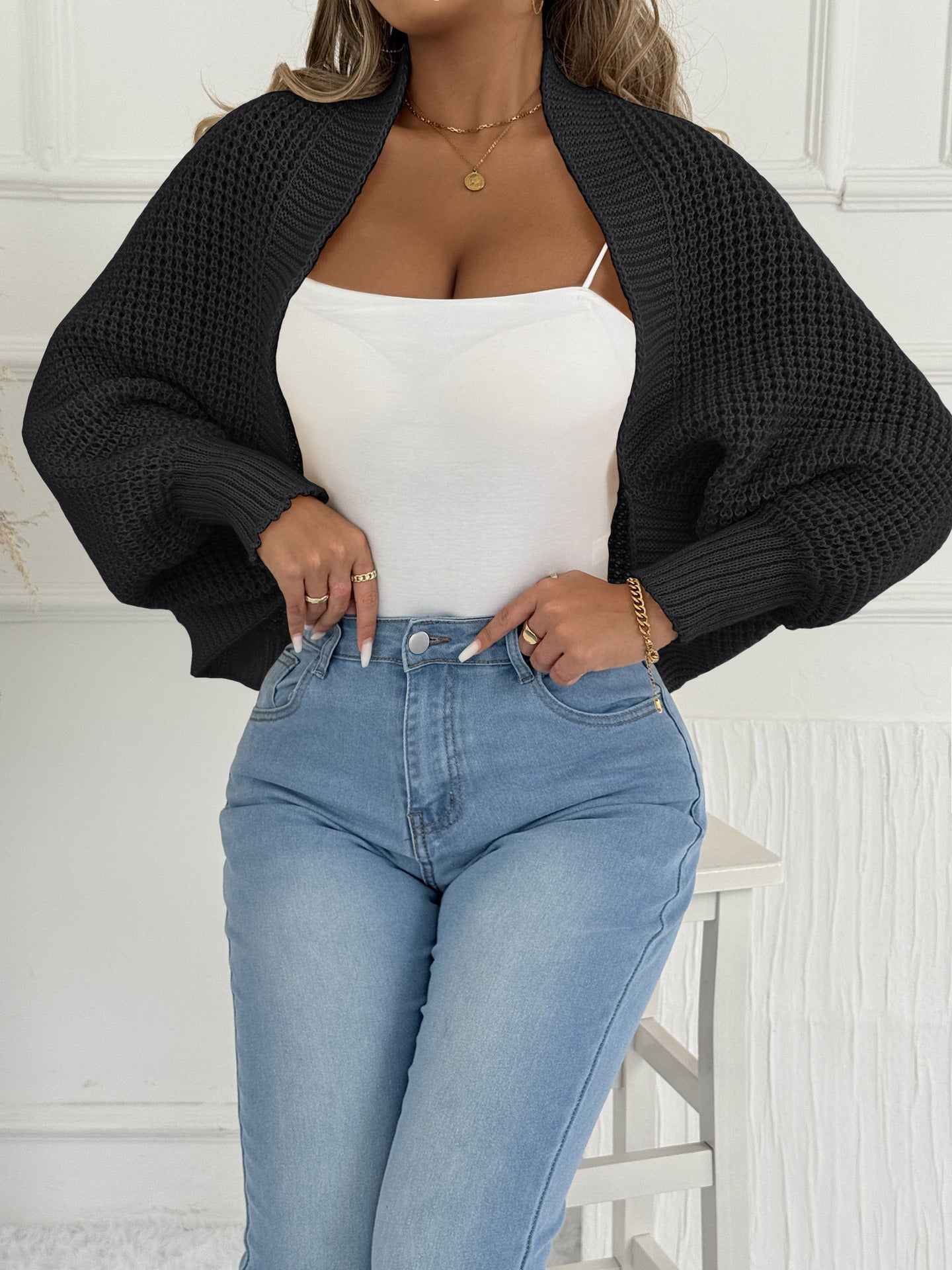 Women'S Casual Loose Warm Cardigan Sweater
