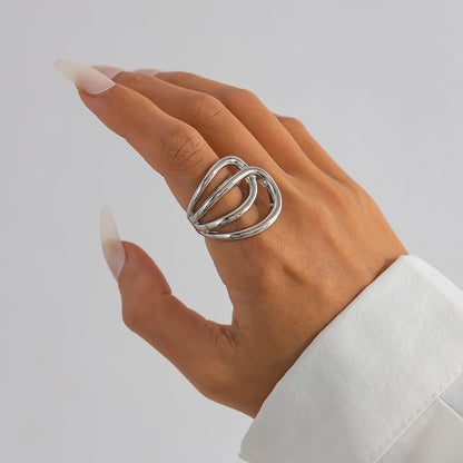 Trendy Open-Cuff Bracelets with Geometric Design