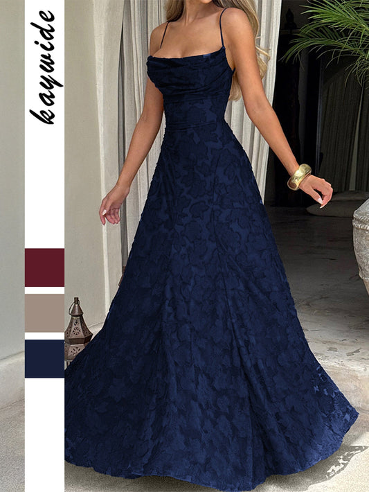 Elegant A-Line Maxi Dress for Women