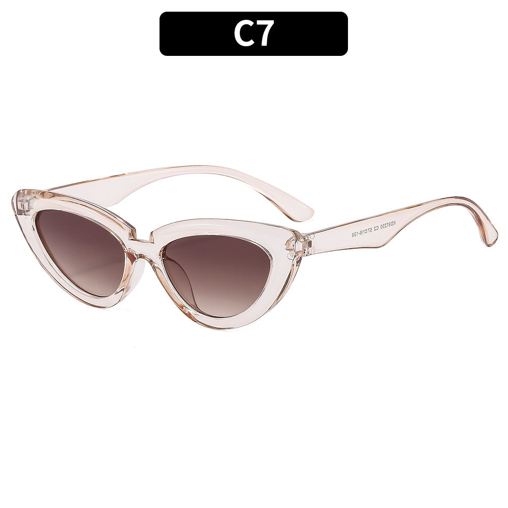 Trendy Women's Cat Eye Sunglasses UV400 Protection for Outdoor Activities