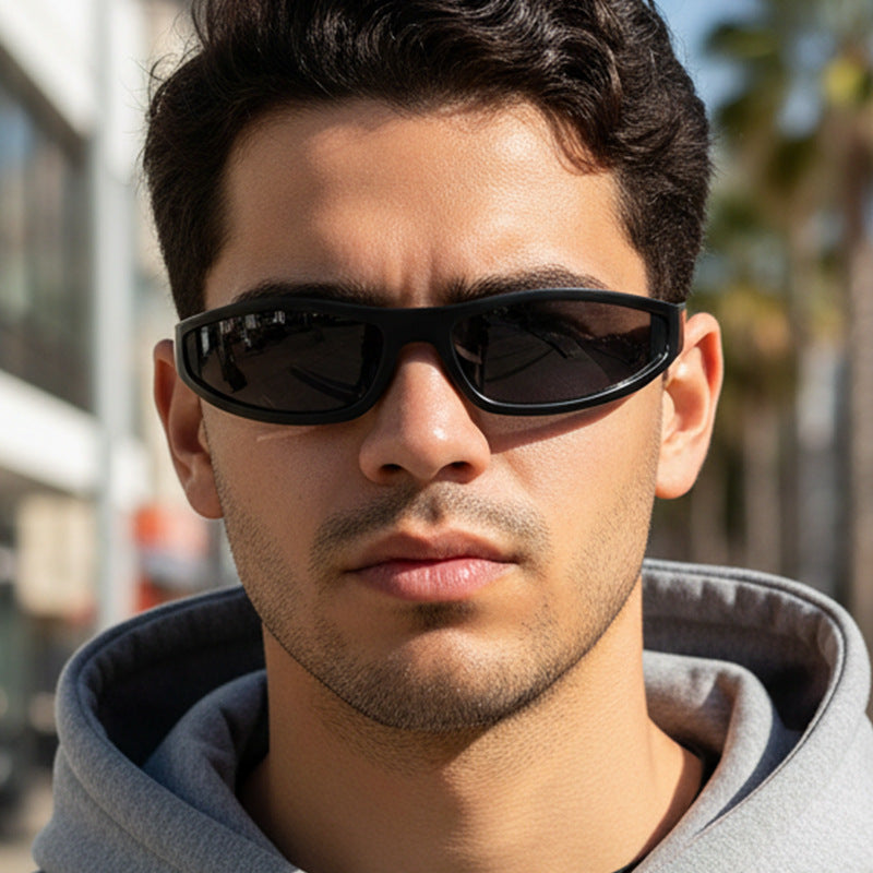Trendy Retro Hip-Hop Small Frame Sunglasses for Outdoor
