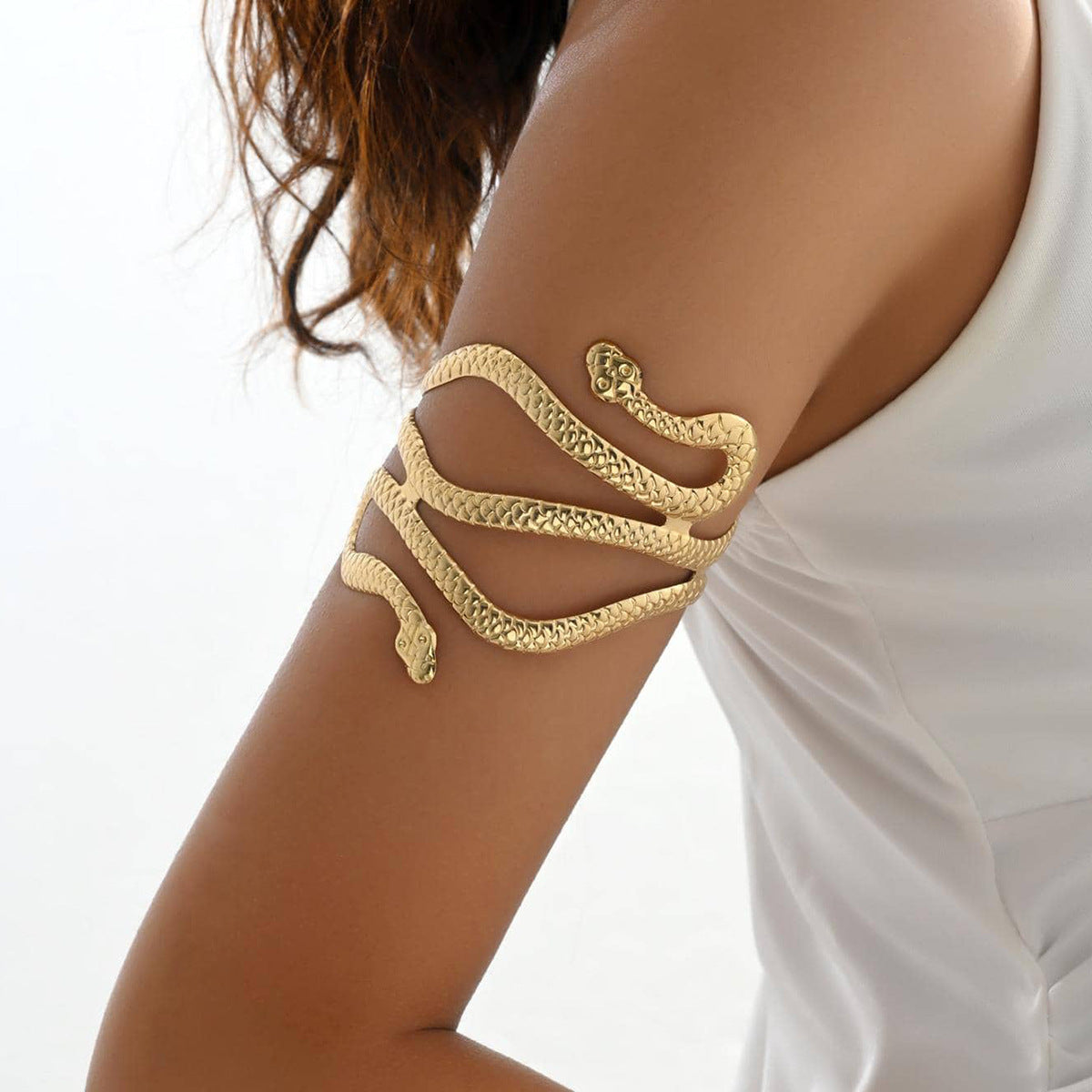 Vintage Punk Snake Wrap Arm Cuff