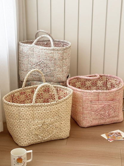 Floral Storage Basket Lightweight Collapsible Storage Box