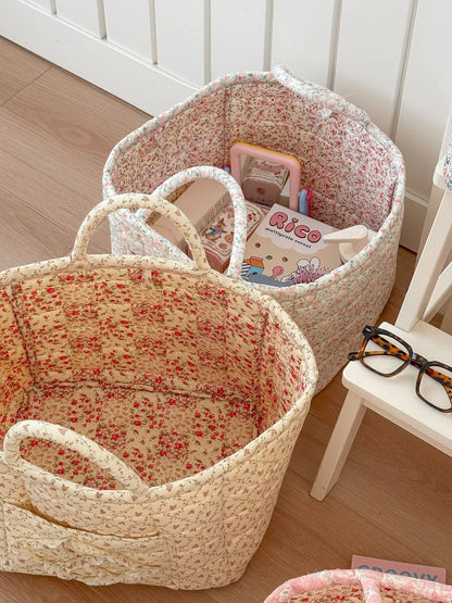 Floral Storage Basket Lightweight Collapsible Storage Box