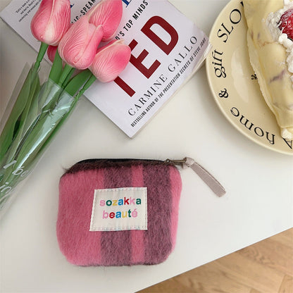 Cosbai - Mini Plush Makeup Bag