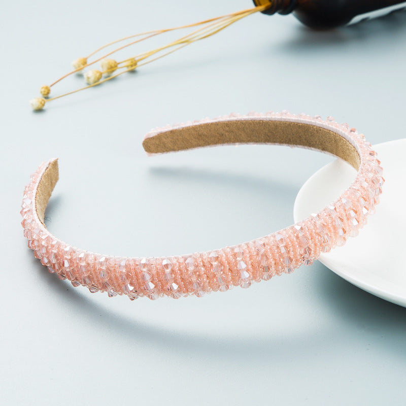 Handcrafted Beaded Headband Stylish Daily Hair Accessory