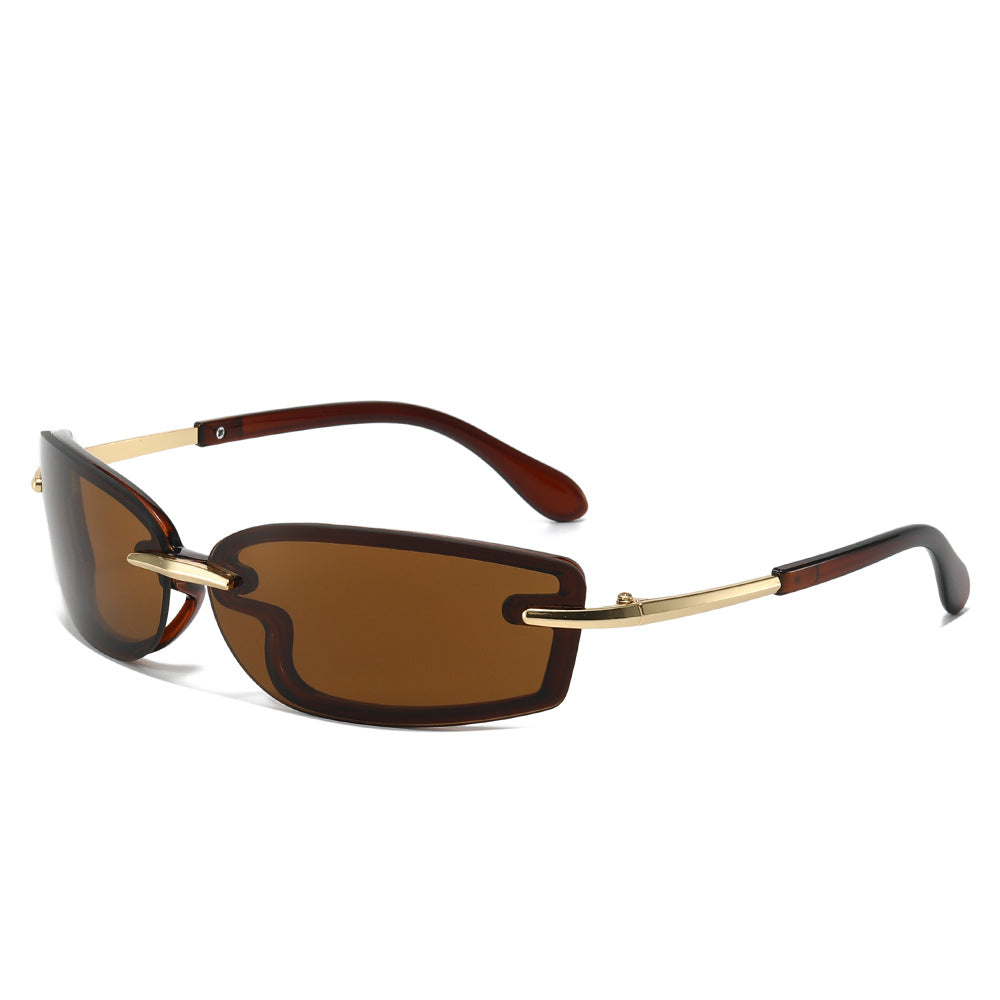 Futuristic Square Candy Color Sunglasses for Women