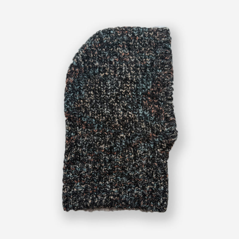 Handmade Wool Blend Colorful Pointed Balaclava Hat