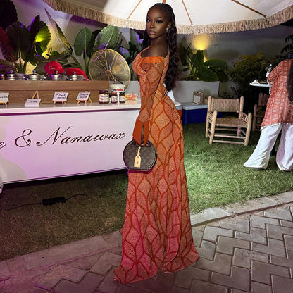 Elegant A-Line Midi Dress With Ruching