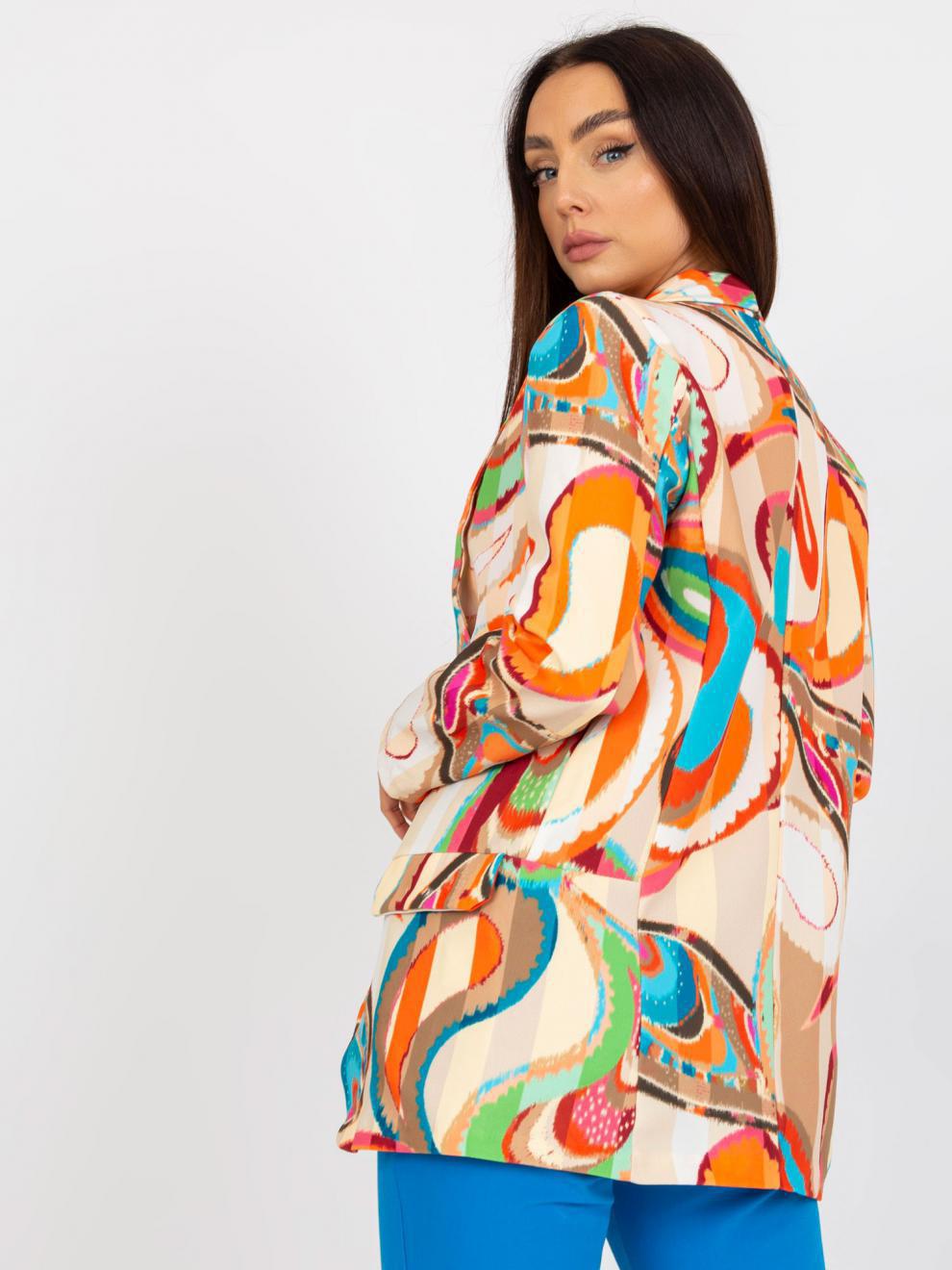 New Hot Color Pattern Blazer Outwear